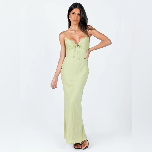 Princess Polly green maxi dress - Picture 2 of 4